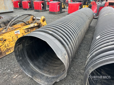 36 In x 16 Ft Black Corrugated Pipe
