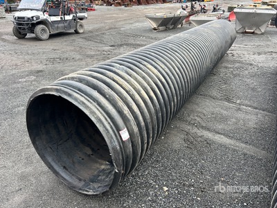 36 In x 20 Ft Black Corrugated Pipe