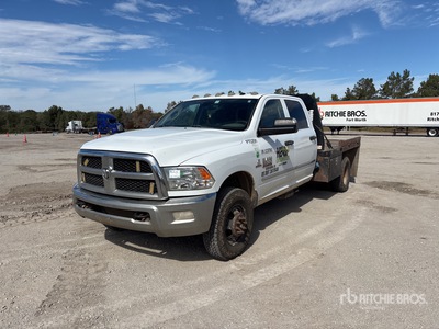 2018 Ram 3500 4x4 Crew Cab Flatbed Truck