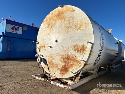 2010 Westfab 400 bbl Skid Mounted Steel Tank