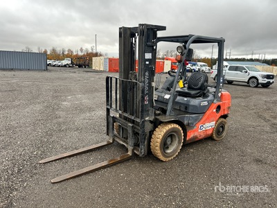 2014 Toyota 8FGU25 4500 lb Cushion Tire Forklift