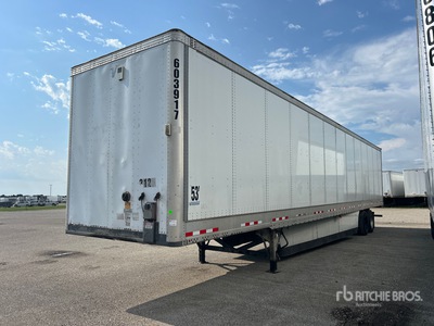 2016 Vanguard 53 ft x 102 in T/A Van Trailer