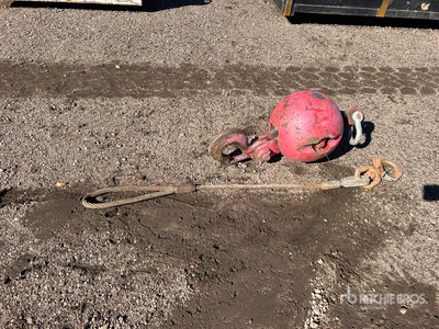 Johnson 0B12EE285-4 8.3 ton Overhaul Ball