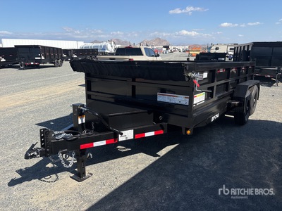 2027 Denton Dt-714 14 ft T/A Dump Utility Trailer