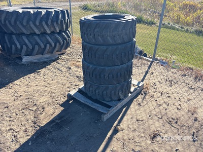 Quantity of (4) Caterpillar 10-16.5 Tires