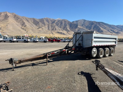 1996 Flow Boy 18 ft 0 in Quad/A Pup Dump Trailer