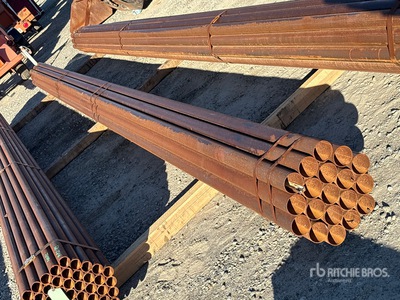 Quantity of (19) 2 7/8 od 25' Varios metales