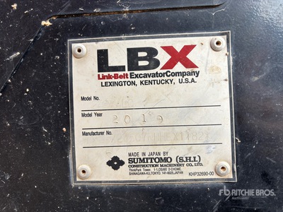 2019 Link-Belt 245X4LC Rupsgraafmachine