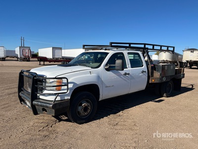 2012 GMC Sierra 3500HD 4x4 Crew Cab Utiliteits vrachtwagen