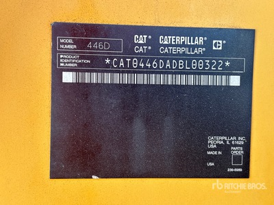 2005 Cat 446B Backhoe Loader