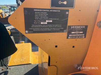 2013 Vermeer RTX1250 Tracked Trencher