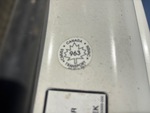 General Appearance with Motor Vehicle Safety Standards Label