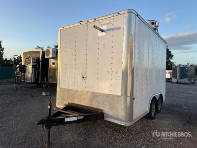 2018 Rock Solid 12 ft T/A Enclosed Trailer