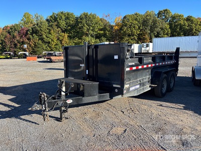 2024 Sure-Trac 14 ft T/A Dump Utility Trailer