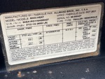 General Appearance with Unit Serial Number