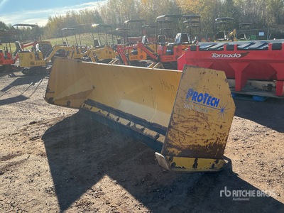 10 ft Pro-Tech Sno pusher SP10B Snow Plow - Fits Wheel Loader