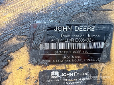 2017 John Deere 410L Backhoe Loader