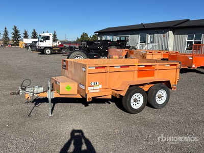 2019 Miska 10 ft T/A Dump Utility Trailer