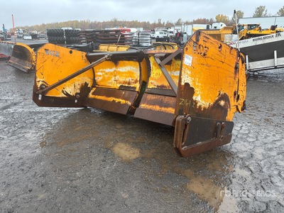EDF 12 ft Extendable Snow Plow - Fits Wheel Loader