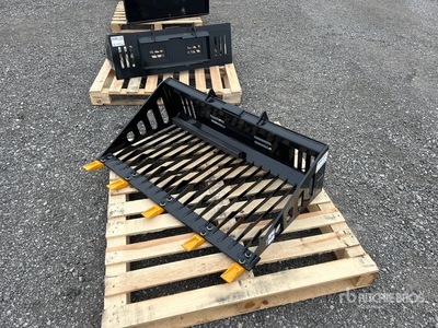 2026 GIYI GY-RB44 44 in Rock Mini Skid Steer Bucket (Unused)