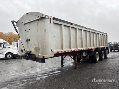 1998 Titan Tri/A Aluminum Demolition End Dump Trailer