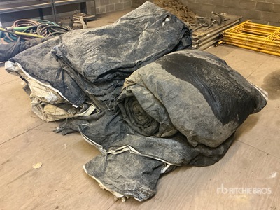 Quantity of (7) Concrete Blankets Varios. Industrial