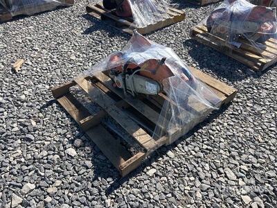 Quantity of (2) Stihl TS420 Concrete Saw コンクリート その他
