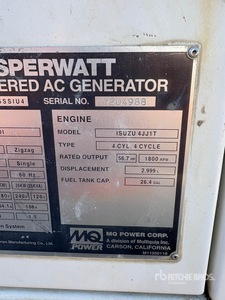2011 Multiquip DCA-45SSIU Generator