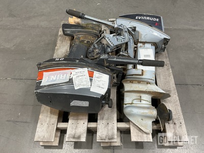 (1) Mariner & (1) Evinrude Outboard Motors
