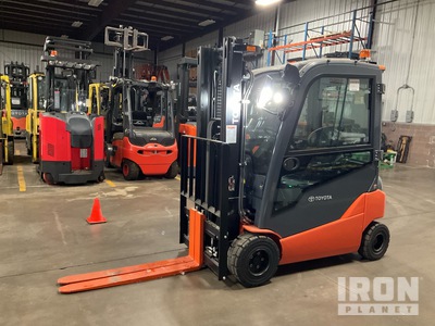 2022 Toyota 8FBM20T 3792 lb Electric Forklift (Unused)
