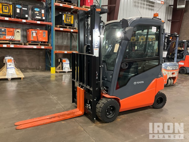 2022 Toyota 8FBM20T 3792 lb Electric Forklift (Unused)
