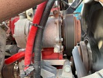 Engine with A/C Compressor