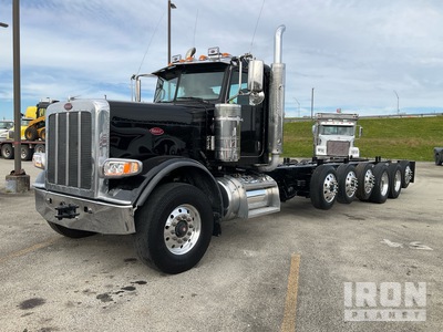 2018 Peterbilt 389 7 Axle Cab and Chassis