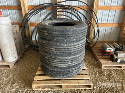 Quantity of (4) Michelin 11R24.5 Tires