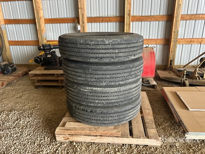 Quantity of (4) Michelin 11R24.5 Tires