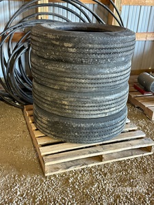 Quantity of (4) Michelin 11R24.5 Tires