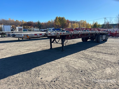 2003 Manac 48 ft T/A Spread Axle Flatbed Trailer