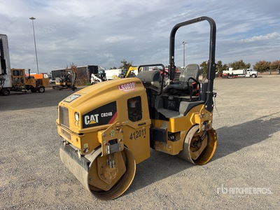 2017 Cat CB24B Double Drum Roller