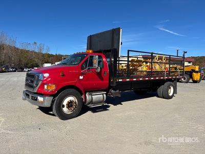 2012 Ford F-750 4x2 Traffic Cone Truck
