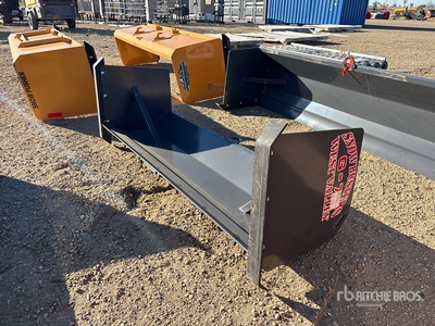2026 Industrias America G7 84 in Skid Steer Snow Pusher