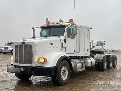 2015 Peterbilt 367 8x6 Sleeper Truck Tractor