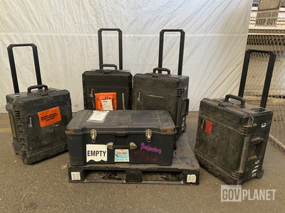 (5) Assorted Shipping Cases