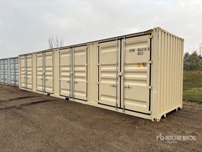 2026 40 ft High Cube Multi-Door Storage Container
