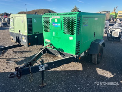 2018 Doosan P425 HP 375 WCU-T4I Mobile Air Compressor