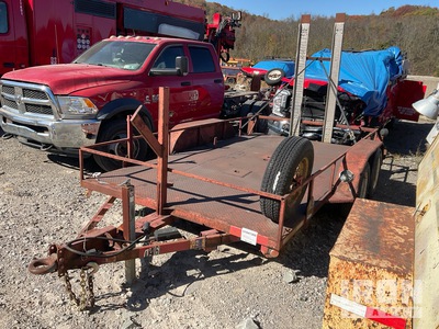1998 Viking 13 ft T/A Equipment Trailer