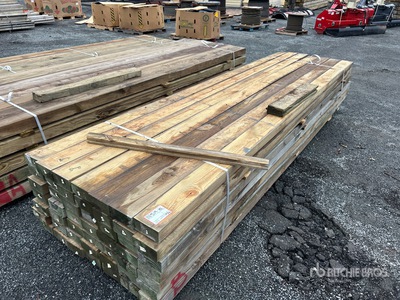 Quantity of (49) 3 in x 6 in x 12 ft Lumber