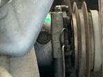 Engine with A/C Compressor