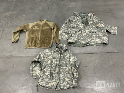 (8) Cold Weather Parkas, (11) Cold Weather Jackets & Assorted Items