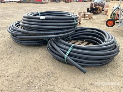 Quantity of (3) HDPE 2 in 100 m Pipe