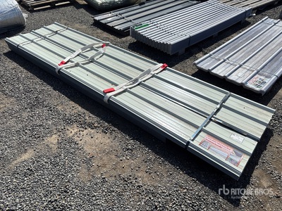 Quantity of (70) 12 ft x 3 ft Corrugated tin (Unused)